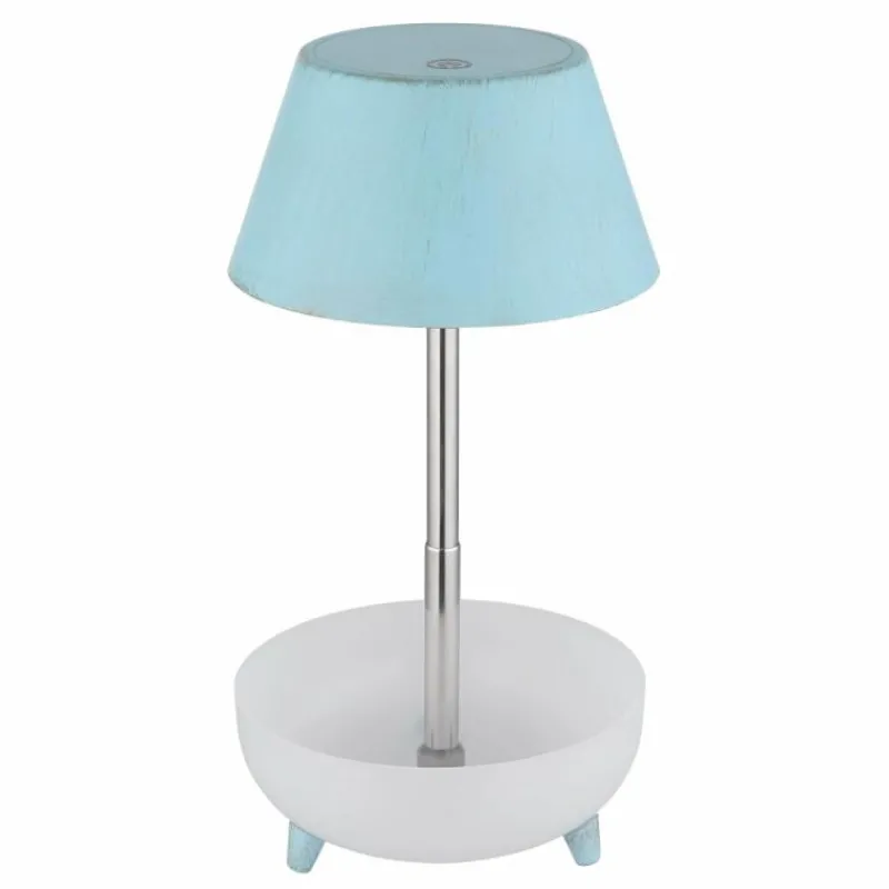 Luminaires Globo Lighting Poki Lampe à poser LED Blanc opale, 1 lumière* Éclairage Led