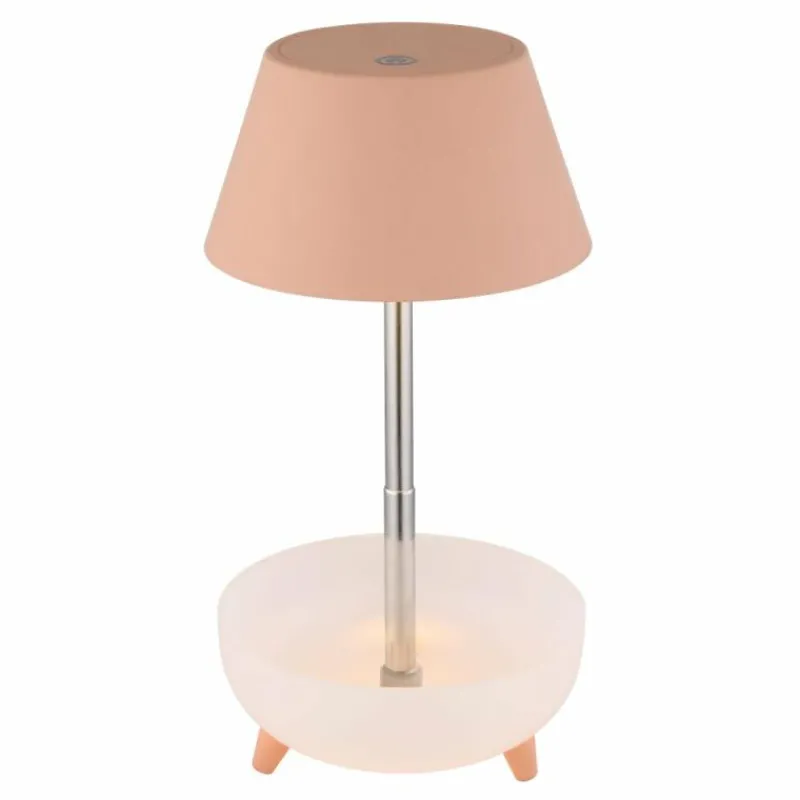 Luminaires Globo Lighting Poki Lampe à poser LED Blanc opale, 1 lumière* Éclairage Led