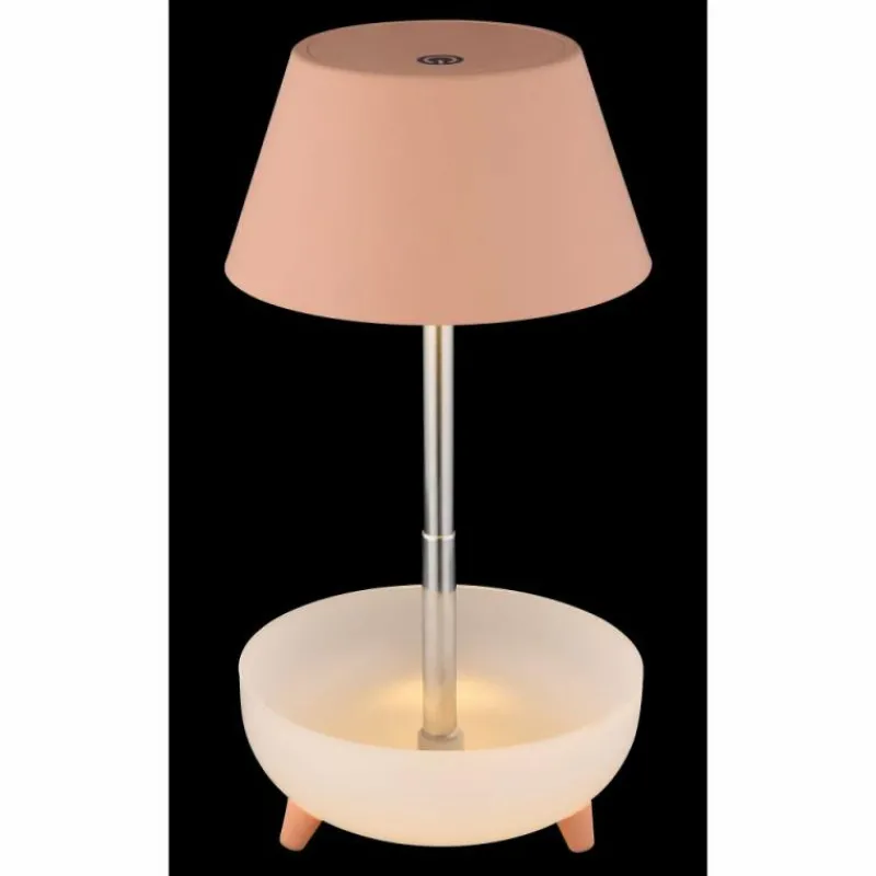 Luminaires Globo Lighting Poki Lampe à poser LED Blanc opale, 1 lumière* Éclairage Led