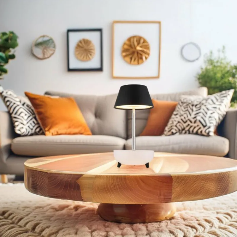 Luminaires Globo Lighting Poki Lampe à poser LED Blanc opale, 1 lumière* Éclairage Led