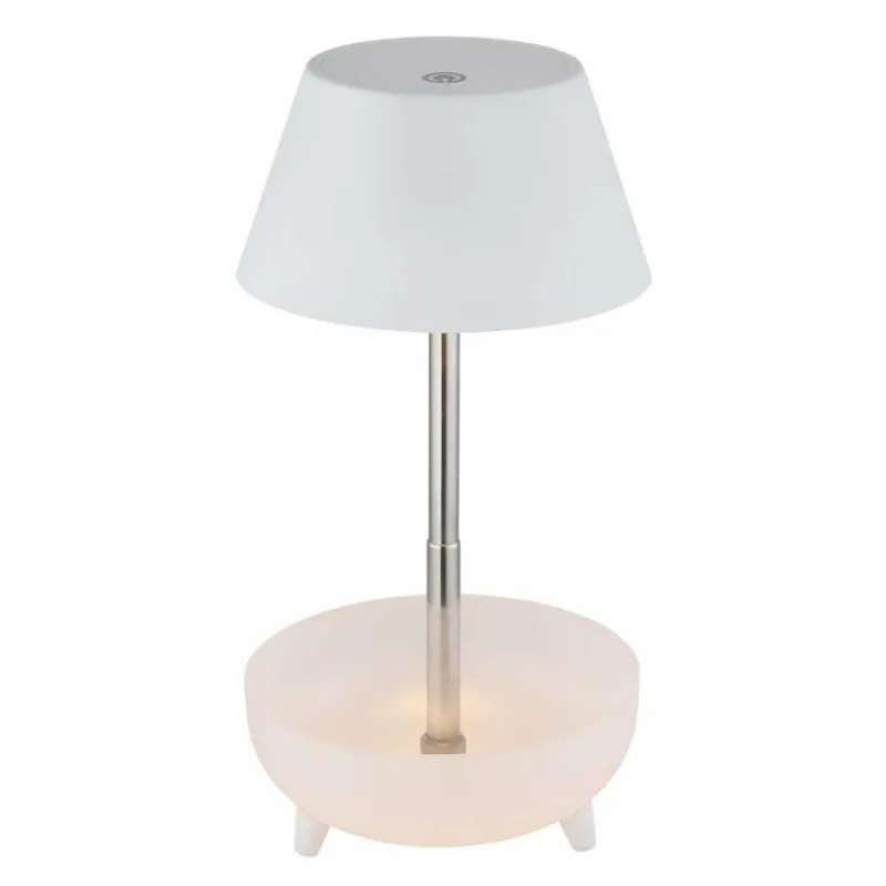 Luminaires Globo Lighting Poki Lampe à poser LED Blanc opale, 1 lumière* Éclairage Led