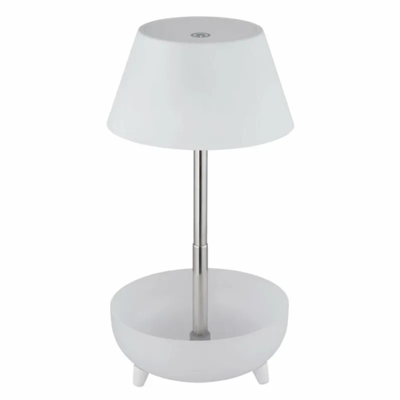 Luminaires Globo Lighting Poki Lampe à poser LED Blanc opale, 1 lumière* Éclairage Led