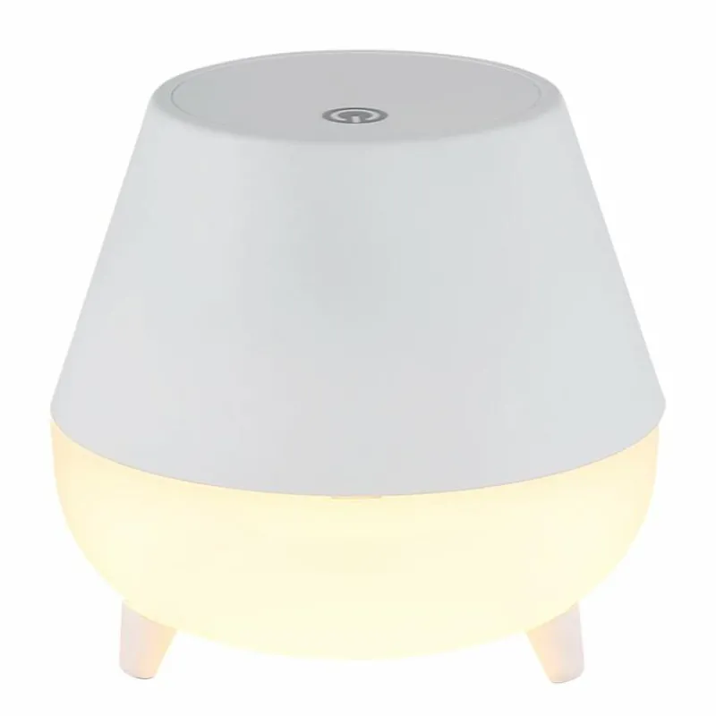 Luminaires Globo Lighting Poki Lampe à poser LED Blanc opale, 1 lumière* Éclairage Led