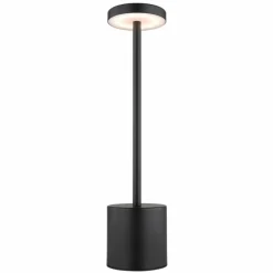 Luminaires Globo Lighting Polina Lampe à poser LED Noir, 1 lumière* Lampes À Poser