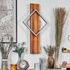 Luminaires Scandinaves-hofstein Pompu Applique murale LED Écru, Noir, 1 lumière