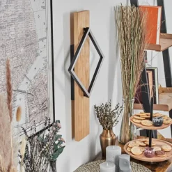 Luminaires Scandinaves-hofstein Pompu Applique murale LED Écru, Noir, 1 lumière