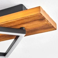 hofstein Pompu Plafonnier LED Brun foncé, Noir, 1 lumière