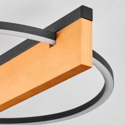 hofstein Pompu Plafonnier LED Écru, Noir, 1 lumière