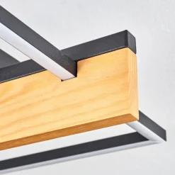 hofstein Pompu Plafonnier LED Écru, Noir, 1 lumière