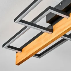 hofstein Pompu Plafonnier LED Écru, Noir, 1 lumière