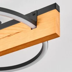 hofstein Pompu Plafonnier LED Écru, Noir, 1 lumière