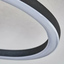 hofstein Pompu Plafonnier LED Écru, Noir, 1 lumière