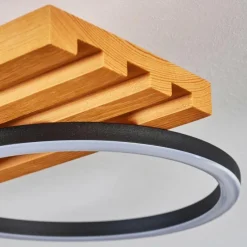 hofstein Pompu Plafonnier LED Écru, Noir, 1 lumière