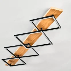 hofstein Pompu Plafonnier LED Écru, Noir, 1 lumière