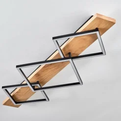 hofstein Pompu Plafonnier LED Écru, Noir, 1 lumière