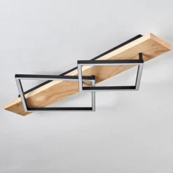 hofstein Pompu Plafonnier LED Écru, Noir, 1 lumière