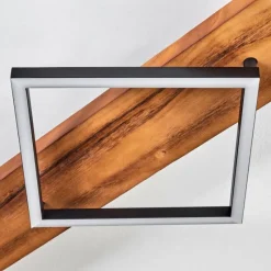 Luminaires Scandinaves-hofstein Pompu Plafonnier LED Écru, Noir, 1 lumière