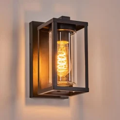 hofstein Portalis Lampe murale d´extérieur Noir, 1 lumière