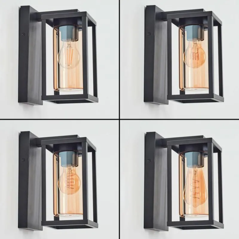 hofstein Portalis Lampe murale d´extérieur Noir, 1 lumière