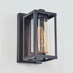 hofstein Portalis Lampe murale d´extérieur Noir, 1 lumière