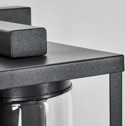 hofstein Portalis Lampe murale d´extérieur Noir, 1 lumière, Détecteur de mouvement