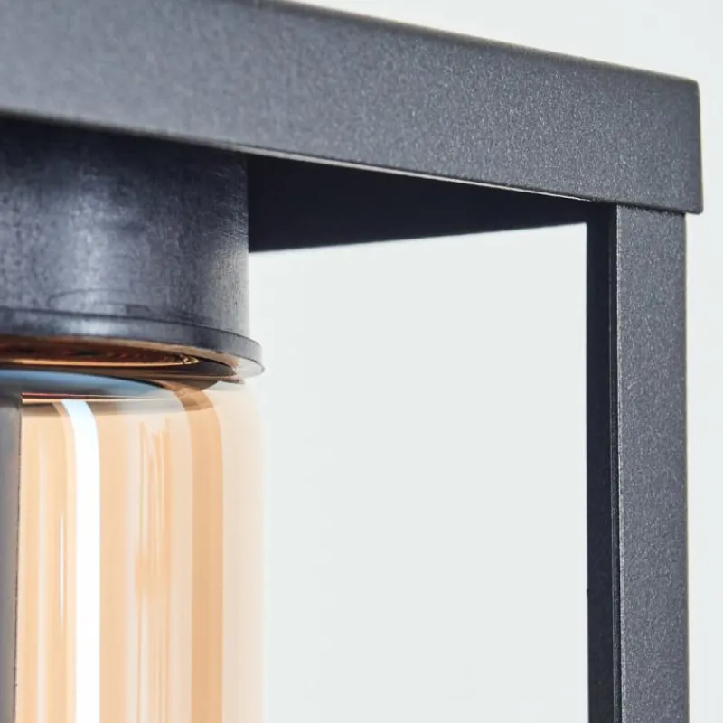 hofstein Portalis Lampe murale d´extérieur Noir, 1 lumière, Détecteur de mouvement