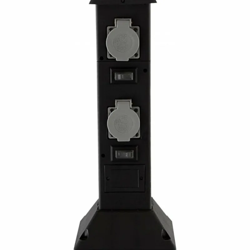 Luminaires Globo Lighting Prises électriques d'extérieur, Accessoire Noir