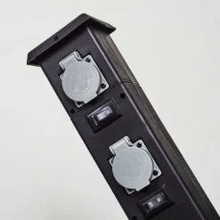hofstein Prises électriques d'extérieur Gervais Gris, Noir