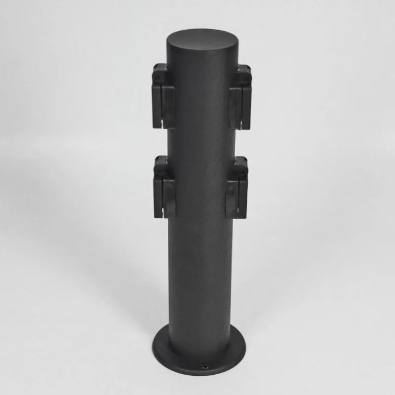 hofstein Prises électriques d'extérieur Ruti Noir