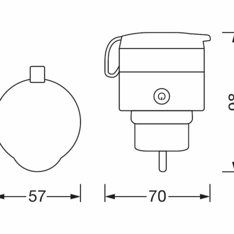 Luminaires Ledvance Prises électriques d'extérieur LEDVANCE Smart+ Anthracite