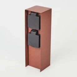 hofstein Prises électriques d'extérieur Abilene Rouille, Noir