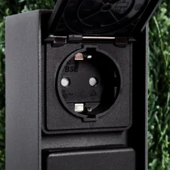 hofstein Prises électriques d'extérieur Reigolil Anthracite, Noir