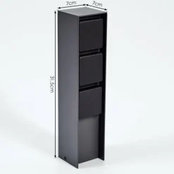 hofstein Prises électriques d'extérieur Reigolil Anthracite, Noir