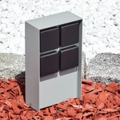 hofstein Prises électriques d'extérieur Reigolil Gris, Noir