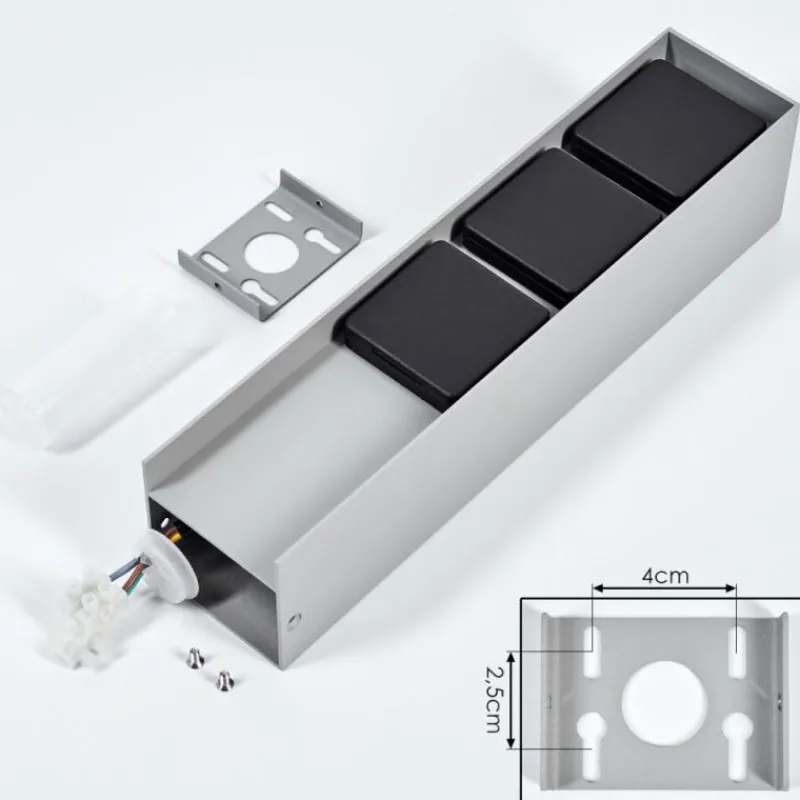 hofstein Prises électriques d'extérieur Reigolil Gris, Noir