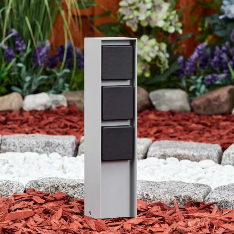 hofstein Prises électriques d'extérieur Reigolil Gris, Noir