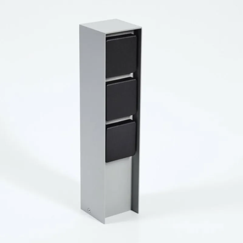 hofstein Prises électriques d'extérieur Reigolil Gris, Noir