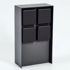 hofstein Prises électriques d'extérieur Reigolil Anthracite, Noir