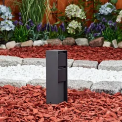 hofstein Prises électriques d'extérieur Reigolil Anthracite, Noir