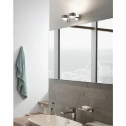 Lampe Design-Top Light Puk Wing Twin 30 cm Chrome brossé