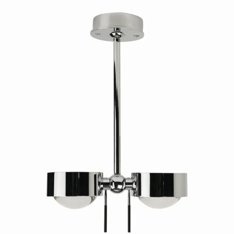 Lampe Design-Top Light Puk Wing Twin 30 cm Chrome brossé
