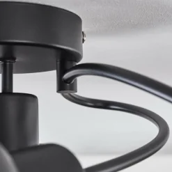 hofstein Qaran Plafonnier Noir, 5 lumières