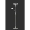 Luminaires Trio Quebec Lampadaire LED Nickel mat, 1 lumière* Éclairage Led
