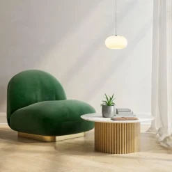 Luminaires Globo Lighting Quintara Suspension LED Nickel mat, 1 lumière