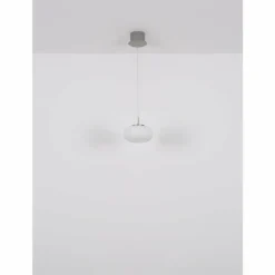 Suspension Verre Fumé-Luminaires Globo Lighting Quintara Suspension LED Noir, 1 lumière