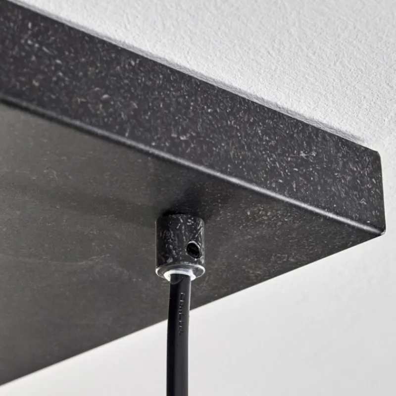 hofstein Quinteiro Suspension Noir, 6 lumières