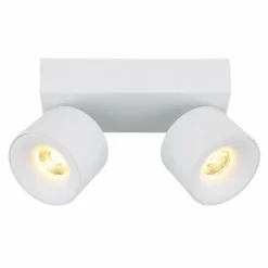 Luminaires Globo Lighting Rae Plafonnier LED Blanc, 2 lumières* Éclairage Led