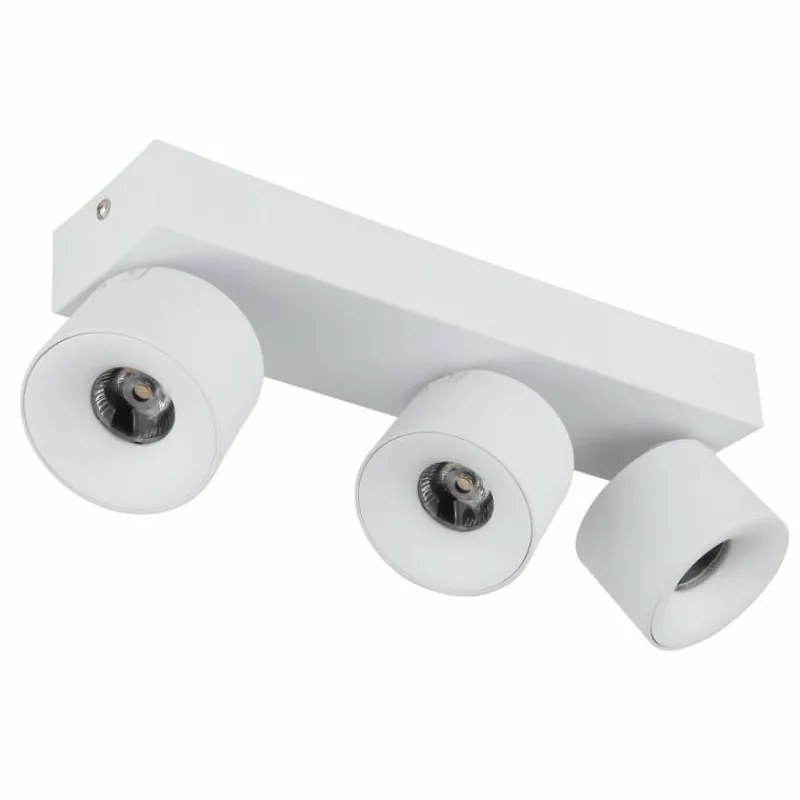 Luminaires Globo Lighting Rae Plafonnier LED Blanc, 3 lumières* Éclairage Led