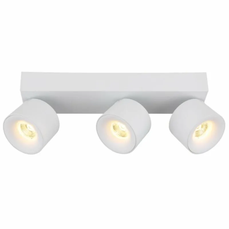 Luminaires Globo Lighting Rae Plafonnier LED Blanc, 3 lumières* Éclairage Led