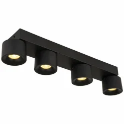 Luminaires Globo Lighting Rae Plafonnier LED Noir, 4 lumières* Éclairage Led